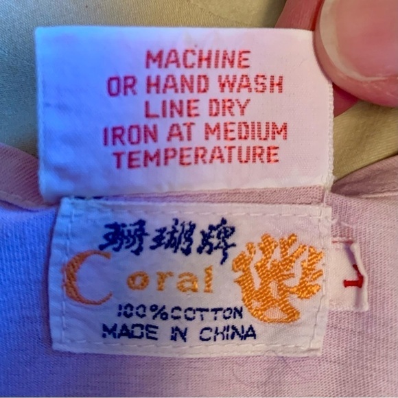 🌺 Vintage Hawaii! 1980's Sansei Lavender and Teal Tanktop, Size L 🌴 - Picture 4 of 11